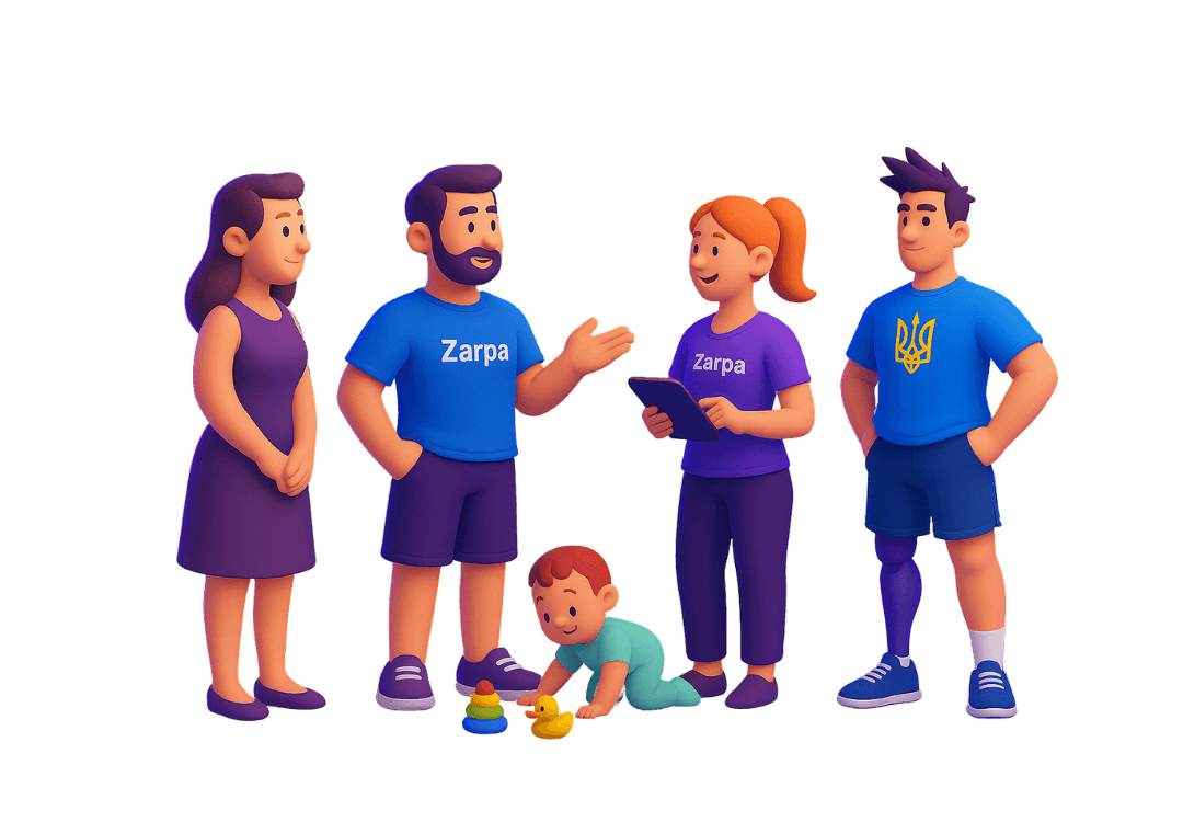 Команда Zarpa та пацієнти